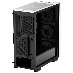 Кутия DEEPCOOL CC560 WH V2, Mid Tower, Tempered Glass, Mesh Panel, White