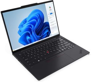Лаптоп LENOVO ThinkPad T14s Gen 5 (21LS002DBM), 14.0" WUXGA (1920x1200) IPS, Intel® Core™ Ultra 7 155U (1.70 GHz up to 4.8 GHz, 12 ядра), 32GB LPDDR5x, 1TB SSD М.2, Windows 11 Pro, Black