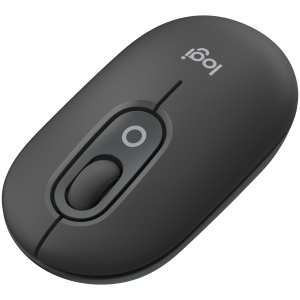 Безжична мишка LOGITECH POP Mouse with emoji (910-007412), Bluetooth, 4000 DPI, Graphite