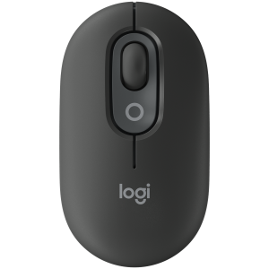 Безжична мишка LOGITECH POP Mouse with emoji (910-007412), Bluetooth, 4000 DPI, Graphite