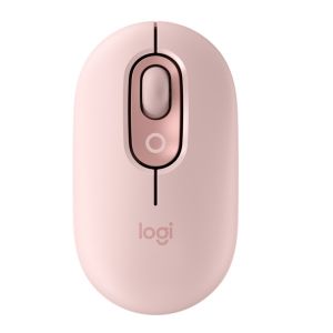 Безжична мишка LOGITECH POP Mouse with emoji (910-007413), Bluetooth, 4000 DPI, Rose