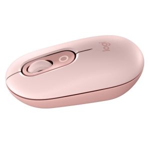 Безжична мишка LOGITECH POP Mouse with emoji (910-007413), Bluetooth, 4000 DPI, Rose