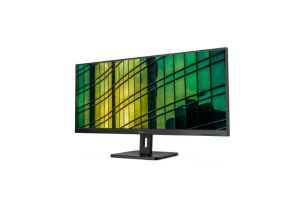 Монитор AOC U34E2M, 34" VA, WQHD (3440x1440) 100Hz, 21:9, 4ms, 300cd/m2, 4000:1, Adaptive Sync, 2xHDMI, DP, Black
