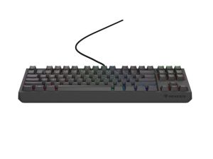 Геймърска клавиатура GENESIS Thor 230 TKL Lite (NKG-2076), Mechanical Outemu Red Linear TKL, US Rainbow, USB, Black 