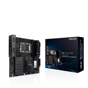 Дънна платка ASUS Pro WS W790E-SAGE SE (Intel 4677, 8 x DDR5, 3 x M.2 , 2 x 10Gb LAN, VGA) E-ATX