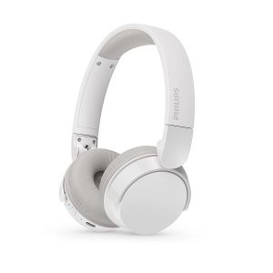 PHILIPS Headphones with mic up to 25 hours playtime white
