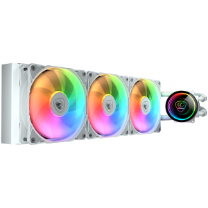 Охладител за процесор COUGAR Poseidon Elite ARGB AIO Liquid Cooling 360 White