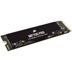 SSD 1TB CORSAIR MP700 PRO (CSSD-F1000GBMP700PNH), M.2 2280, PCIe Gen 5.0 x4   3D TLC  (no heatsink)