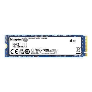 SSD 4TB KINGSTON NV3, M.2 2280, PCIe 4.0 x4 NVMe 3D NAND - SNV3S/4000G
