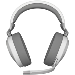 Безжични геймърски слушалки CORSAIR HS65 WIRELESS (CA-9011286-EU2), Bluetooth/Wireless,  50mm, Dolby Audio 7.1, White