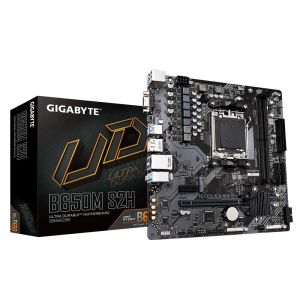 Дънна платка GIGABYTE B650M S2H (AMD AM5, 2 x DDR5, 1 x M.2, VGA, HDMI, DP) Micro ATX