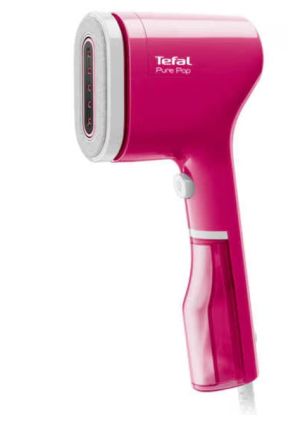 Уред за гладене с пара TEFAL DT2023F0 Pure Pop, 1300W, up to 20g/min, 15min heat-up, 70ml water tank, auto-off, Pink