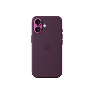 Гръб за APPLE iPhone 16 Silicone Case with MagSafe - Plum