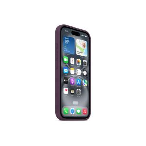 Гръб за APPLE iPhone 16 Silicone Case with MagSafe - Plum