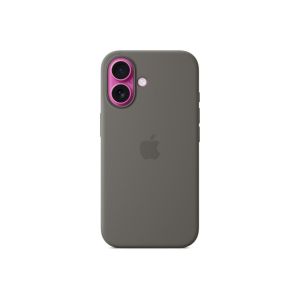 Гръб за APPLE iPhone 16 Silicone Case with MagSafe - Stone Grey