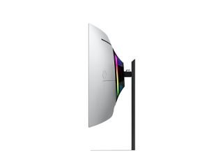 Монитор SAMSUNG Odyssey OLED G8 G85SD (LS34DG850SUXDU), 34'' OLED Curved 1800R, UWQHD (3440 x 1440) 175Hz, 21:9, 0.03ms, 250 cd/m2, 1M:1, AMD FreeSync Premium Pro, Nvidia G-Sync, Smart, Tizen OS, WiFi5, BT, Speaker 10W, 2xHDMI, DP, Silver