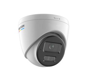 Охранителна камера HikVision DS-2CD1347G2H-LIU, 4 MP ColorVu with Smart Hybrid Light Fixed Turret Network Camera, 2.8 mm, F1.0, IR, White Light up to 30m, H.265+, IP67, built-in microphone, 12Vdc/PoE 7.5W
