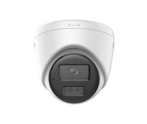 Охранителна камера HikVision DS-2CD1347G2H-LIU, 4 MP ColorVu with Smart Hybrid Light Fixed Turret Network Camera, 2.8 mm, F1.0, IR, White Light up to 30m, H.265+, IP67, built-in microphone, 12Vdc/PoE 7.5W