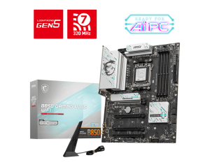 Дънна платка MSI B850 GAMING PLUS WIFI (AMD AM5, 4xDDR5, 3xM.2, 5G LAN, Wi-Fi 7, DisplayPort) ATX