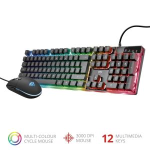 Комплект Клавиатура + Мишка TRUST GXT 838 Azor Gaming Keyboard & Mouse Combo