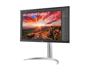 Монитор LG 27UP850K-W UltraFine, 27" IPS, 4K UHD (3840x2160) 60Hz, 16:9, 5ms, 1200:1, 400cd/m2, Dynamic Action Sync, Speaker 2x5W, 2xHDMI, DP, USB-C, White