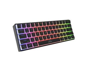 Безжична геймърска клавиатура GENESIS Thor 660 G2 (NKG-1916), Bluetooth/Wireless, Mechanical Gateron Red, Linear, RGB Backlight, USB, Black