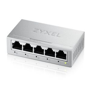 Суич ZyXEL GS-105B v5, 5-Port MINI Desktop Gigabit Ethernet Switch