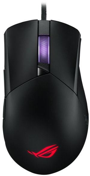 Геймърска мишка ASUS ROG Gladius III (90MP0270-BMUA00), Wired, 19000 DPI, RGB Lighting, ROG Switch Socket Design, USB, Black