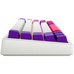 LORGAR KBP70MW, Wireless 65% Mechanical Gaming Keyboard Pro, White, EN layout