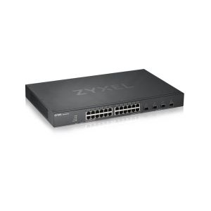 Комутатор ZyXEL XGS1935-28, 28 Port Lite-L3 Smart Managed Switch, 24x Gigabit Copper and 4x 10G SFP+, hybrid mode, standalone or NebulaFlex Cloud