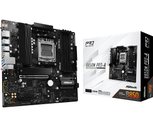 Дънна платка ASROCK B850M Pro-A (AMD AM5, 4xDDR5, 3xM.2, 2.5G LAN, HDMI, DP) Micro ATX