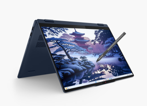 Лаптоп LENOVO IdeaPad 5 2-in-1 16IAL10 (83KS000QBM), 16" WUXGA (1920x1200) Touch, Intel® Core™ Ultra 5 225H (1.7GHz up to 4.9GHz, 14 ядра), 16GB LPDDR5x, 1TB SSD M.2, Digital Pen, Windows 11 Home, Cosmic Blue