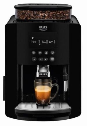 Кафеавтомат KRUPS EA817010 Arabica, 1450W, 15 bar, 1.7l, Кафе на зърна, Black