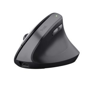Безжична мишка TRUST Bayo II Ergo Wireless Mouse, 2400DPI, USB-C, Black