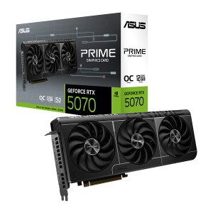 Видео карта ASUS PRIME GeForce RTX 5070 12GB GDDR7 OC Edition, 12GB GDDR7, 192-bit, HDMI, 3xDP - 90YV0M10-M0NA00