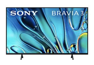 Телевизор 43" SONY BRAVIA 3 K-43S35, 4K UHD Direct LED, SmartTV, Google TV, Android TV, 60Hz, WiFi6, Black