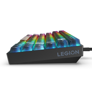 Геймърска клавиатура LENOVO Legion K510 Mini Pro (GY41P80860), Wired, RGB, USB, US English, Black