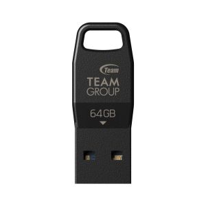 USB памет 64GB TEAM GROUP S5, USB 3.2 Gen 1, up to 100MB/s, Black - TS5364GB01