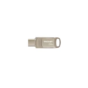 USB памет 256GB PATRIOT TAB T560, Dual USB/USB Type-C 3.2 Gen 1, up to 120MB/s, Gold