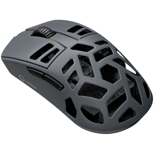Геймърска безжична мишка LORGAR Elite MSE90W (LRG-MSE90W-DG), Wireless, 26000 DPI, USB, Dark Grey