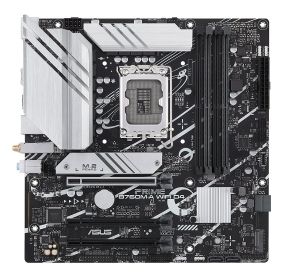 Дънна платка ASUS PRIME B760M-A WIFI D4 (Intel 1700, 4xDDR4, 2xM.2, 2.5Gb LAN, Wi-Fi 6, DP, HDMI) Micro ATX