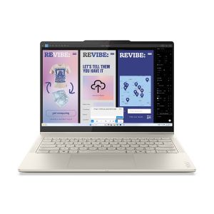 Лаптоп LENOVO Yoga 7 2-in-1 14ILL10 (83JQ001LBM), 14" WQXGA+ (2880x1800) OLED Touch, Intel® Core™ Ultra 5 226V (2.1GHz up to 4.5GHz, 8 ядра), 16GB LPDDR5x, 1TB SSD M.2, Yoga Pen, Windows 11 Home, Seashell