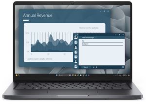 Лаптоп Dell Pro 14 PC14255, AMD Ryzen 5 220, 14" FHD+(1920x1200) IPS, 300nits AG, 1x16 GB DDR5 5600 MT/s, 512 GB SSD, AMD Radeon 740M graphics, FHD HDR IR Cam and Mic, Wi-Fi 6E, FPR, Backlit Kb, Win11 Pro, Magnetite + Dell Pro 14-16 Premium Slim Backpack