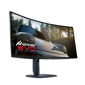 Монитор DELL Alienware AW3425DW, 34.2" QD-OLED Curved 1800R, UWQHD (3440x1440) 240Hz, 21:9, 0.03ms, 1000cd/m2, 1.5M:1, NVIDIA G-SYNC Compatible, AMD FreeSync™ Premium Pro, 2xHDMI, DP, USB, Black