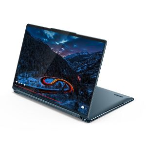 Лаптоп LENOVO Yoga Book 9 14IAH10, 2x14" 2.8K (2880x1800) OLED Touch, Intel® Core™ Ultra 7 255H (2.0GHz up to 5.1GHz, 16 ядра), 32GB LPDDR5x, 1TB SSD M.2, Yoga Pen, Windows 11 Home, Tidal Teal - 83KJ0019RM