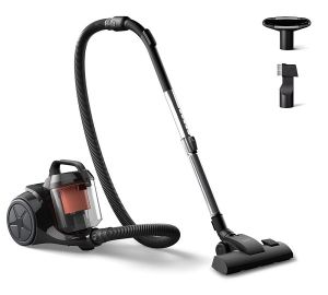 Прахосмукачка без торба PHILIPS XB1142 Series 1000, 800W, PowerCyclone 3, Черно и Коралово