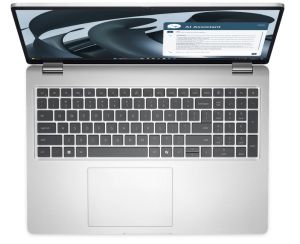 Лаптоп Dell Pro 16 Plus PB16255, AMD Ryzen 5 220, 16GB, 512GB SSD Gen4, 16.0" FHD+, AMD Radeon 740M, FgrPr & SmtCd, FHD, IR Cam, Mic, WLAN + BT, Backlit Kb, 3 Cell, W11Pro + Dell Pro 14-16 Premium Slim Backpack