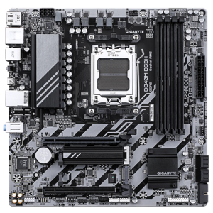 Дънна платка GIGABYTE B840M DS3H (AMD AM5, 4 x DDR5, 2 x M.2, 2.5GbE LAN, HDMI, DP) Micro ATX