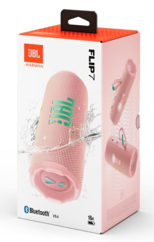 Тонколони JBL FLIP7 PINK Portable waterproof and drop-proof speaker