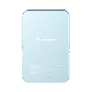 Външна батерия Verbatim Charge 'n' Go Power Bank with Stand Magnetic Wireless 10000mAh Blue